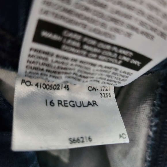 Signature Levi Strauss Jeans size 16 regular boys straight leg - Picture 2 of 5